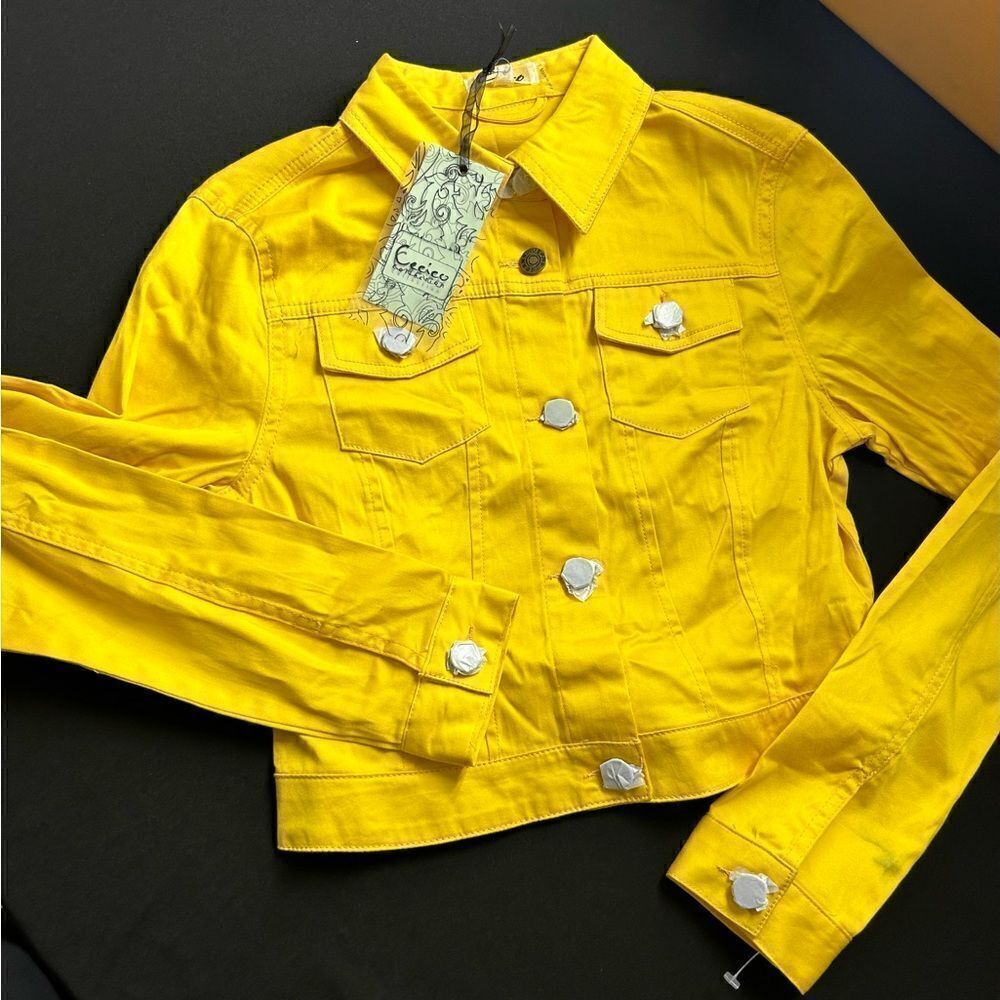 Cecico Yellow Jacket
 NWT Size Small